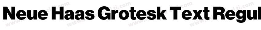 Neue Haas Grotesk Text Regular字体转换